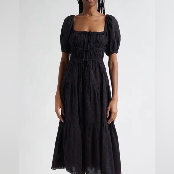 Ulla Johnson Dresses & Skirts - NWT Ulla Johnson Palma Tiered Cotton Eylelet Dress SIZE 8
